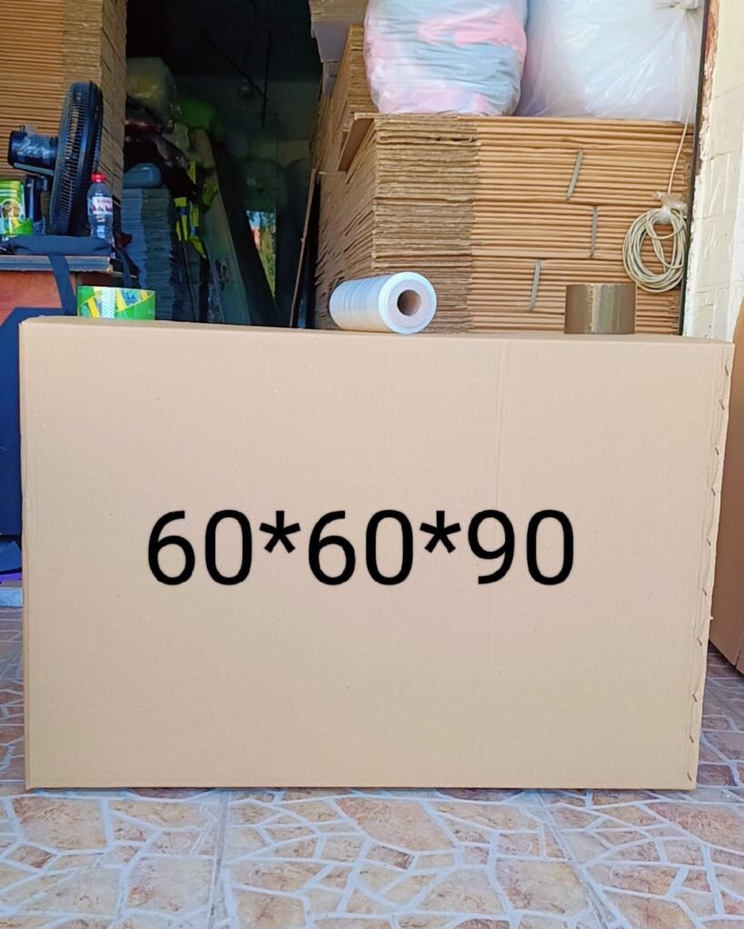 كرتونة نقل أثاث سوبر جامبو 5 طبقات | مقاس 60x60x90 سم