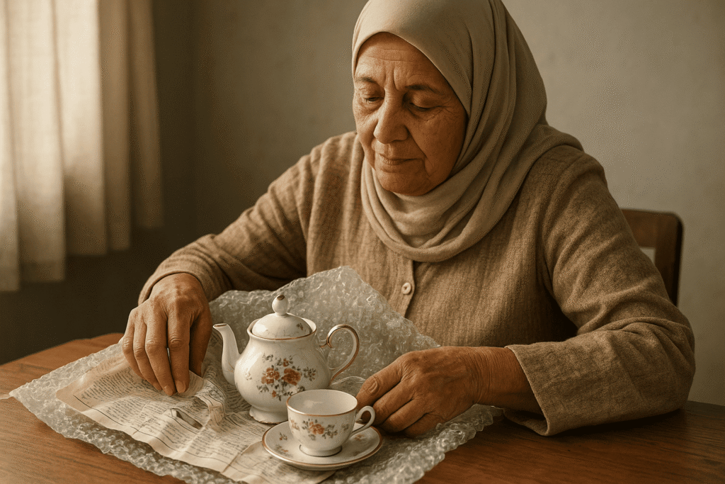 تغليف أجهزة كهربائية باستخدام منتجات بيع كراتين فارغة بأكتوبر.